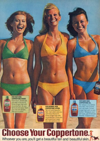 Remember this Ad?  Orange and Brown were the colours to aspire for